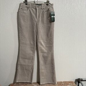 NEW Old Stock Lauren Jeans Co Ralph Lauren Grey Corduroy Pants Work Women’s 6